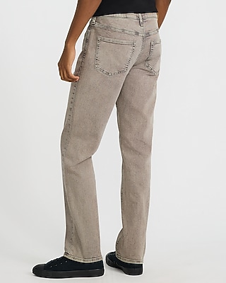 Straight Faded Wash Hyper Stretch Jeans