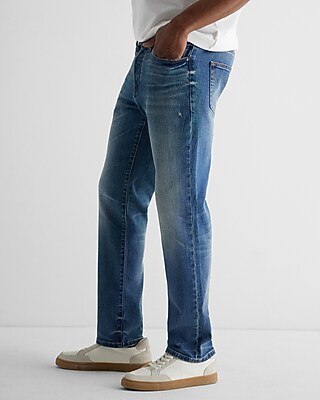 Straight Medium Wash Hyper Stretch Jeans - image 2