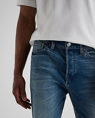 Straight Medium Wash Hyper Stretch Jeans - image 3