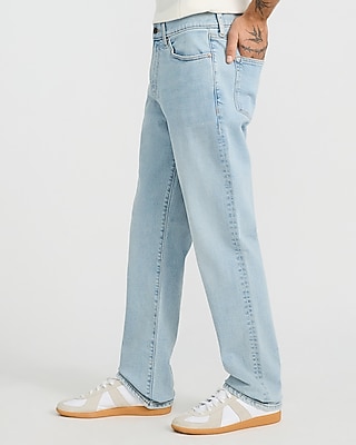 Straight Light Wash Jeans