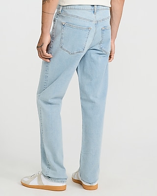 Straight Light Wash Jeans