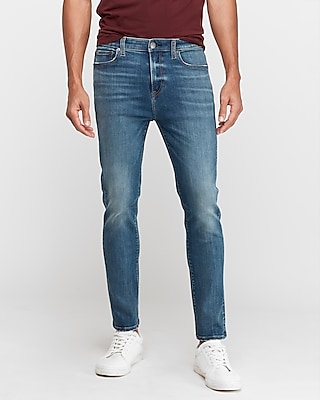 mens athletic tapered jeans