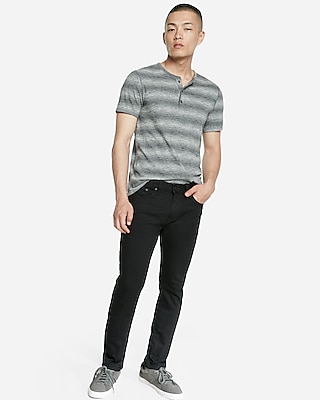black slim stretch jeans