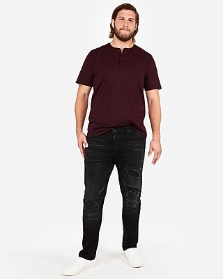 express black distressed jeans