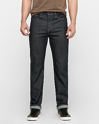 express slim straight jeans