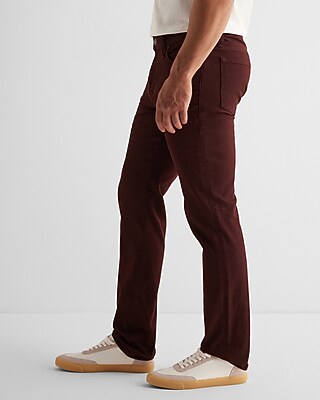 Slim Burgundy Hyper Stretch Jeans - image 3