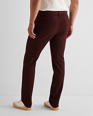 Slim Burgundy Hyper Stretch Jeans - image 4