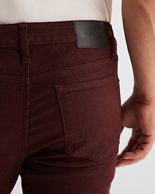 Slim Burgundy Hyper Stretch Jeans - image 5