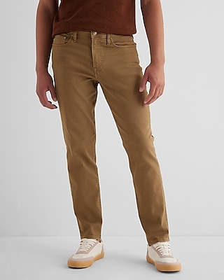 Athletic Slim Tan Hyper Stretch Jeans