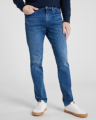 Slim Straight Medium Wash Supersoft Jeans