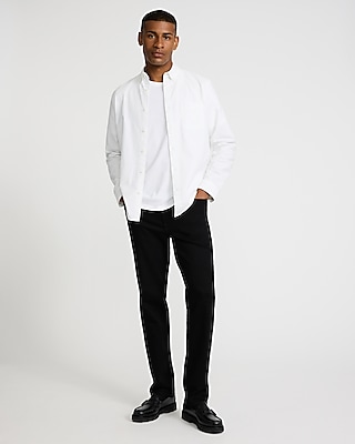 Slim Straight Black Hyper Stretch Jeans