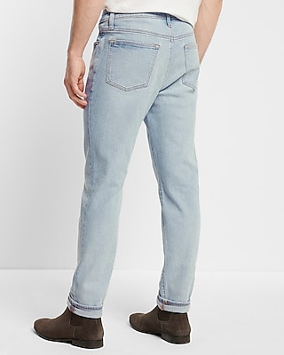 Slim Light Wash Stretch Jeans