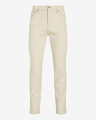 Slim Cream Hyper Stretch Jeans