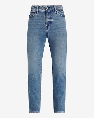 Slim Straight Medium Wash Hyper Stretch Jeans