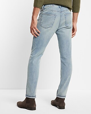 Slim Light Wash Stretch Jeans