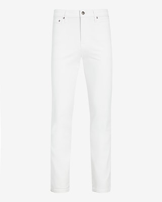 Slim White Hyper Stretch Jeans