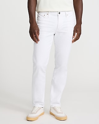 Slim White Hyper Stretch Jeans