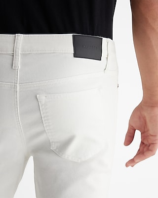 Slim White Hyper Stretch Jeans