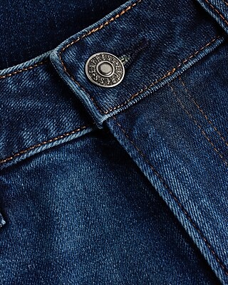 Slim Straight Dark Wash Stretch Jeans - image 5