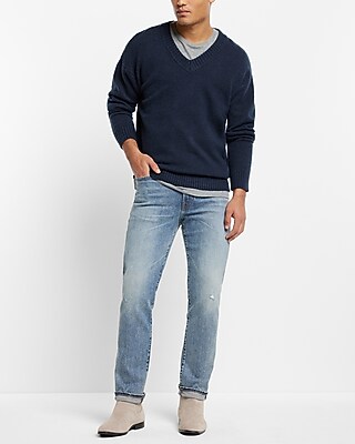 JAN EX FWT - SLIM BERKELEY STRETCH:MEDIUM DENIM 22:W36 L30