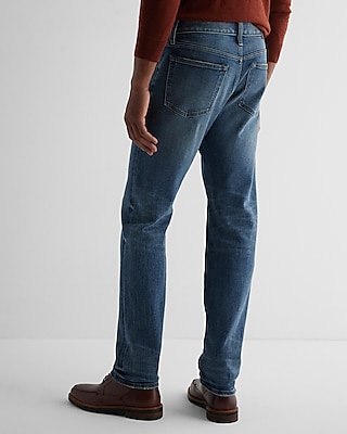 Slim Medium Wash Stretch Selvedge Jeans