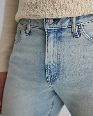 Slim Straight Light Wash Hyper Stretch Jeans - image 2