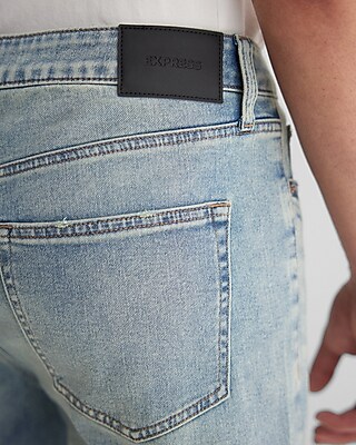 Athletic Slim Light Wash Hyper Stretch Jeans