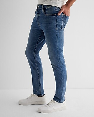 Slim Medium Wash Hyper Stretch Jeans