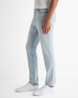 Slim Light Wash Stretch Jeans