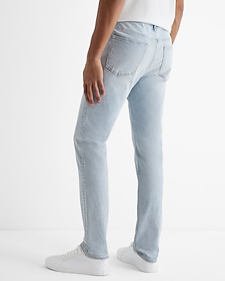 Slim Light Wash Stretch Jeans