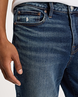 Athletic Slim Medium Wash Stretch Jeans - image 2