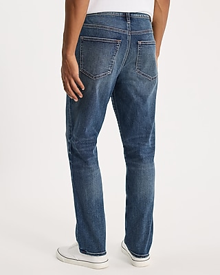 Athletic Slim Medium Wash Stretch Jeans - image 3