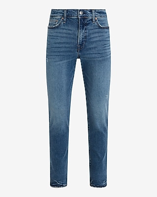 Slim Medium Wash Stretch Jeans - image 5