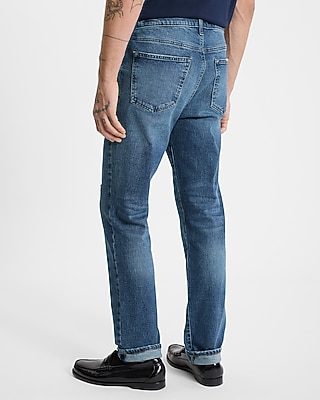 Slim Medium Wash Stretch Jeans - image 3