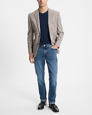 Slim Medium Wash Stretch Jeans - image 4