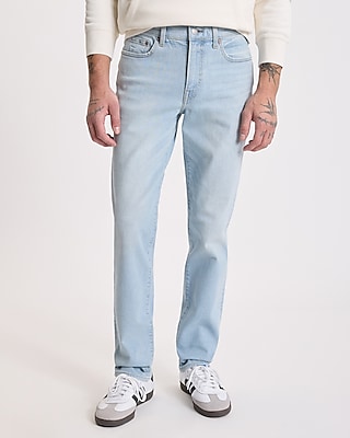 Slim Light Wash Stretch Jeans