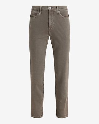 Slim Straight Dusty Green Hyper Stretch Jeans
