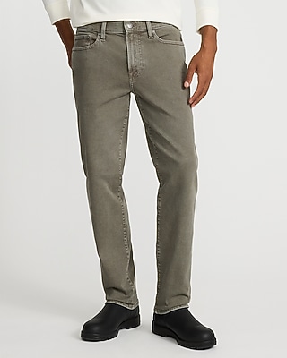 Slim Straight Dusty Green Hyper Stretch Jeans