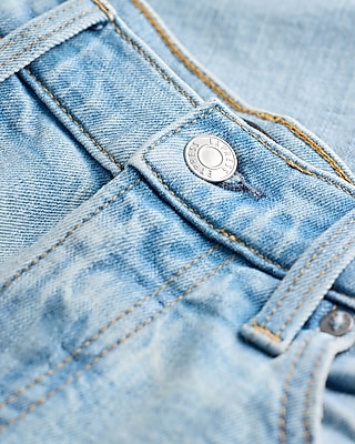 Slim Straight Light Wash Stretch Jeans