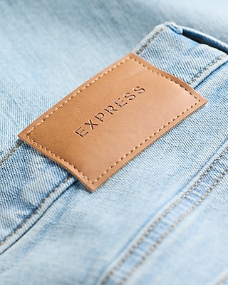 Slim Straight Light Wash Stretch Jeans