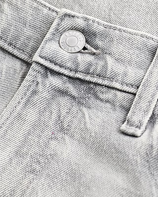 Slim Gray Wash Stretch Jeans