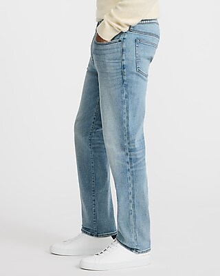 Slim Light Wash Stretch Jeans