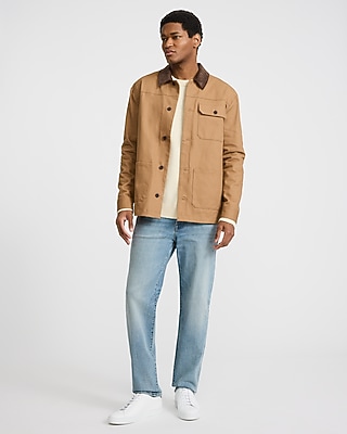 Slim Light Wash Stretch Jeans