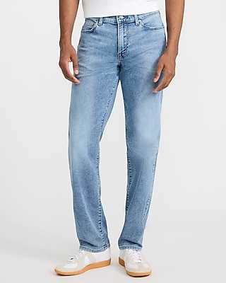 slim fit dress slacks Slim Fit Denim Jeans in Rocker Blue, Rocker Blue / 38W x 30L