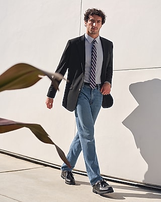 Slim Straight Light Wash Flex Fleece Jeans