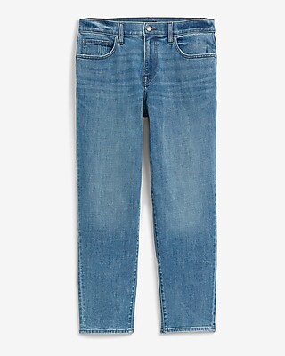 Slim Tapered Medium Wash Hyper Stretch Jeans