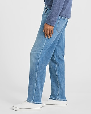 Slim Tapered Medium Wash Hyper Stretch Jeans
