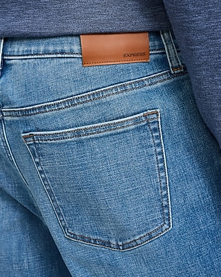 Slim Tapered Medium Wash Hyper Stretch Jeans