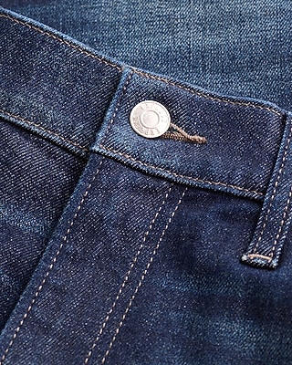 Slim Straight Medium Wash Stretch Jeans