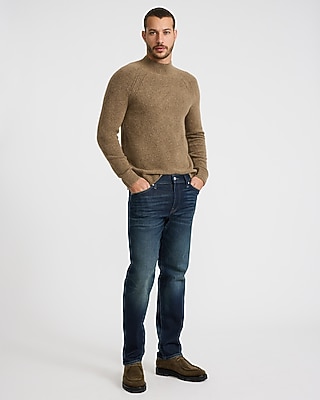 Slim Straight Medium Wash Stretch Jeans